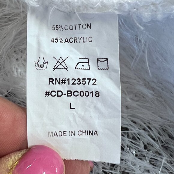 ON BLUE cardigan style open front sweater - Picture 9 of 12